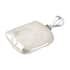 White Keshi Pearl Pendant in Rhodium Over Sterling Silver image number 3