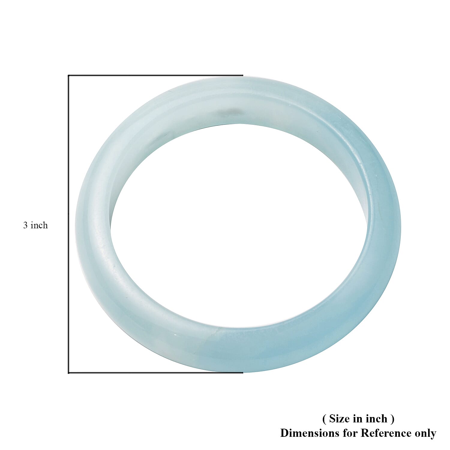 Mangoro Aquamarine Bangle Bracelet (6.75 In) 229.00 ctw