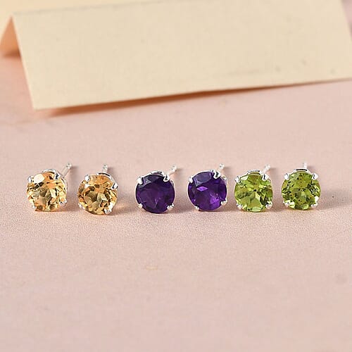 Peridot & Brazilian Citrine & Amethyst - Product card gallery slide 2 (9431220257023)