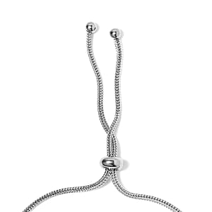 Mojave Purple Turquoise 6.10 ctw Bolo Bracelet in Stainless Steel