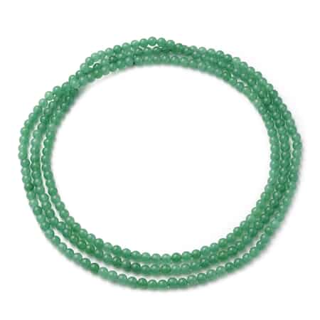 Green Aventurine 5-7mm Beaded Endless Necklace 60 Inches 416.00 ctw image number 0