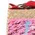Gorgeous Cherry Trees Pattern Hand Painted Seagrass Purse image number 6