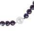 Bi-Color Amethyst 10-17mm Beaded Necklace 20 Inches in Rhodium Over Sterling Silver 543.00 ctw image number 3