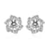LUSTRO STELLA Made with Finest CZ Stud Earrings in Platinum Over Sterling Silver 3.35 ctw image number 0