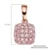 Luxoro 10K Rose Gold I3 Natural Pink Diamond Cluster Pendant 0.25 ctw image number 4