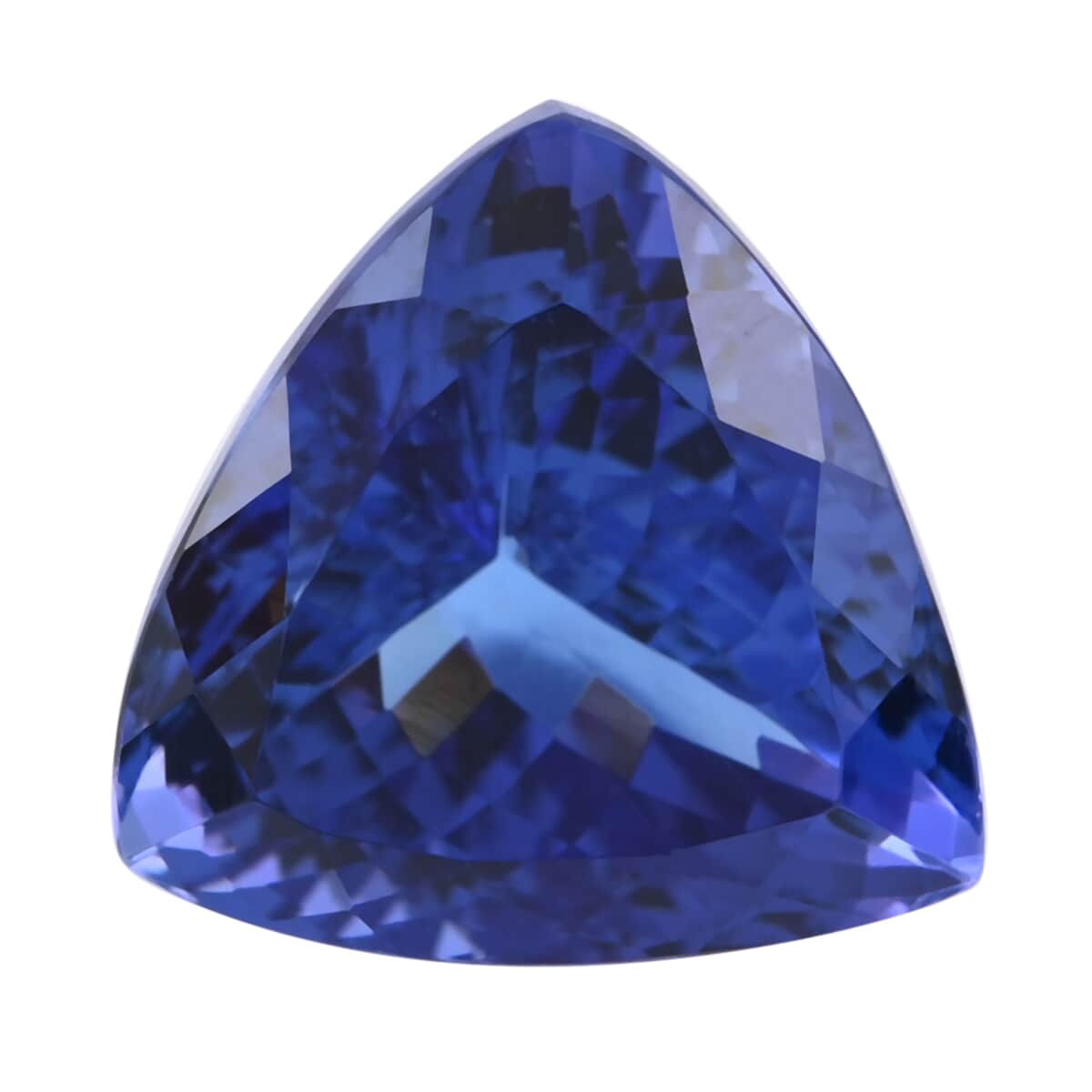 Certified and Appraised AAAA Vivid Tanzanite (Trl Free Size) 7.50 ctw image number 0