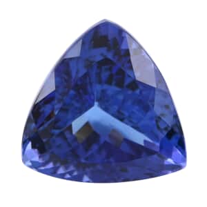 Certified and Appraised AAAA Vivid Tanzanite (Trl Free Size) 7.50 ctw