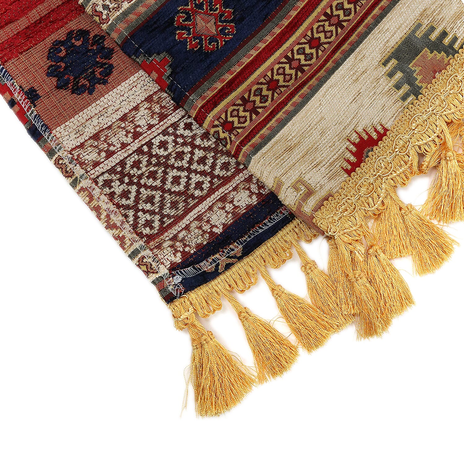 Homesmart Navy & Gold Handmade Table Runner
