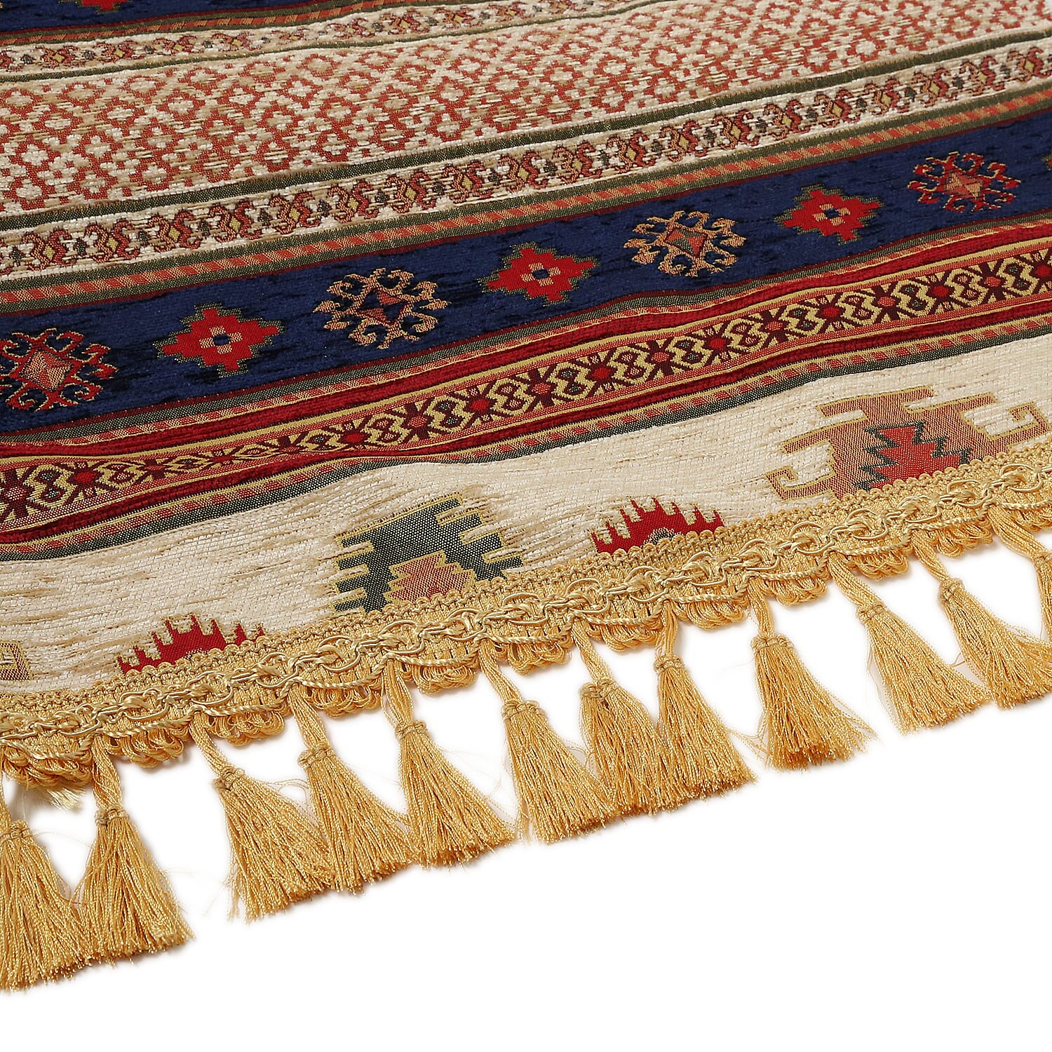 Homesmart Navy & Gold Handmade Table Runner