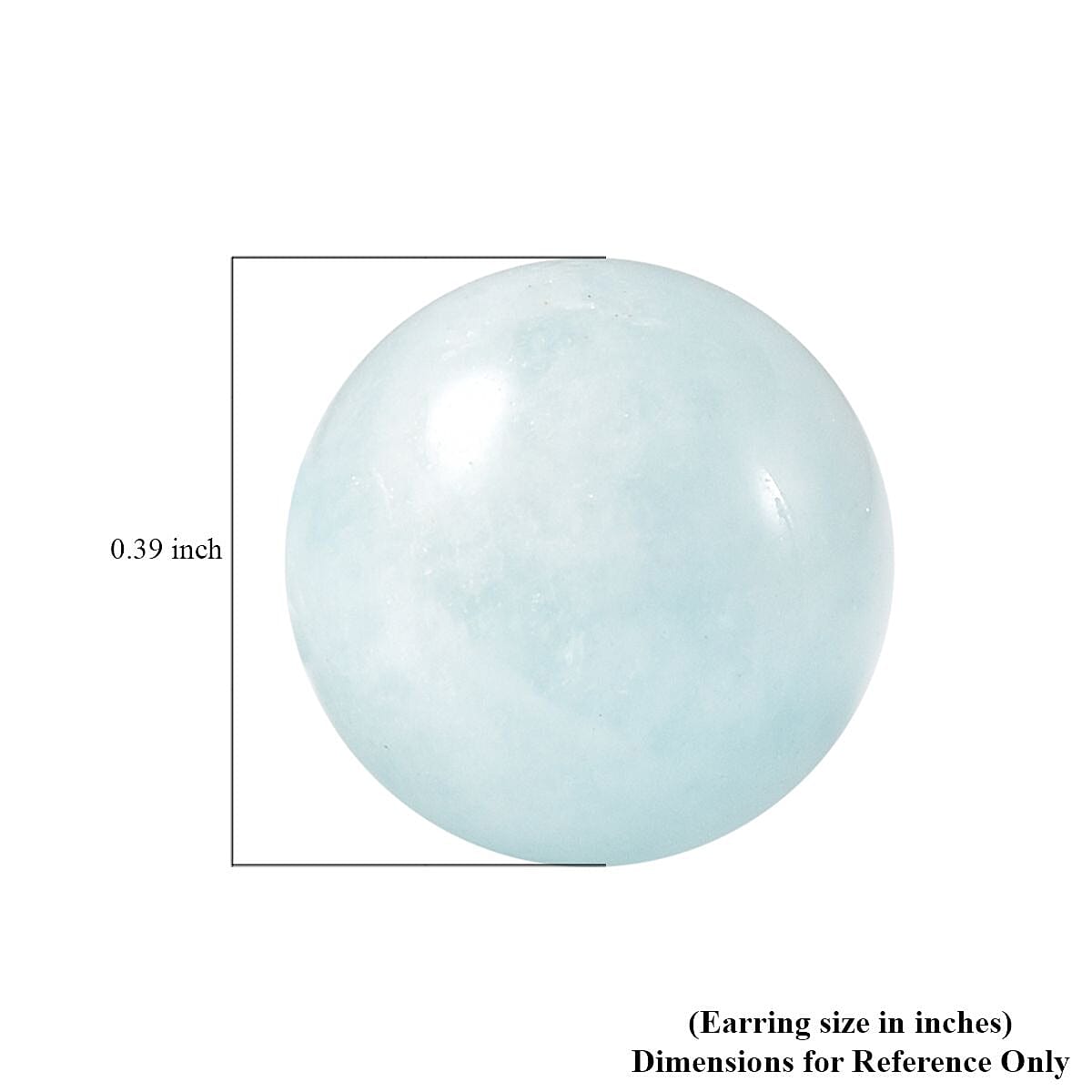 Espirito Santo Aquamarine 9-11mm Stud Earrings in Rhodium Over Sterling Silver 16.00 ctw image number 4