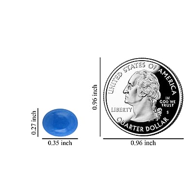 AAA Ceruleite (Ovl 9x7 mm) 1.35 ctw Loose gemstone