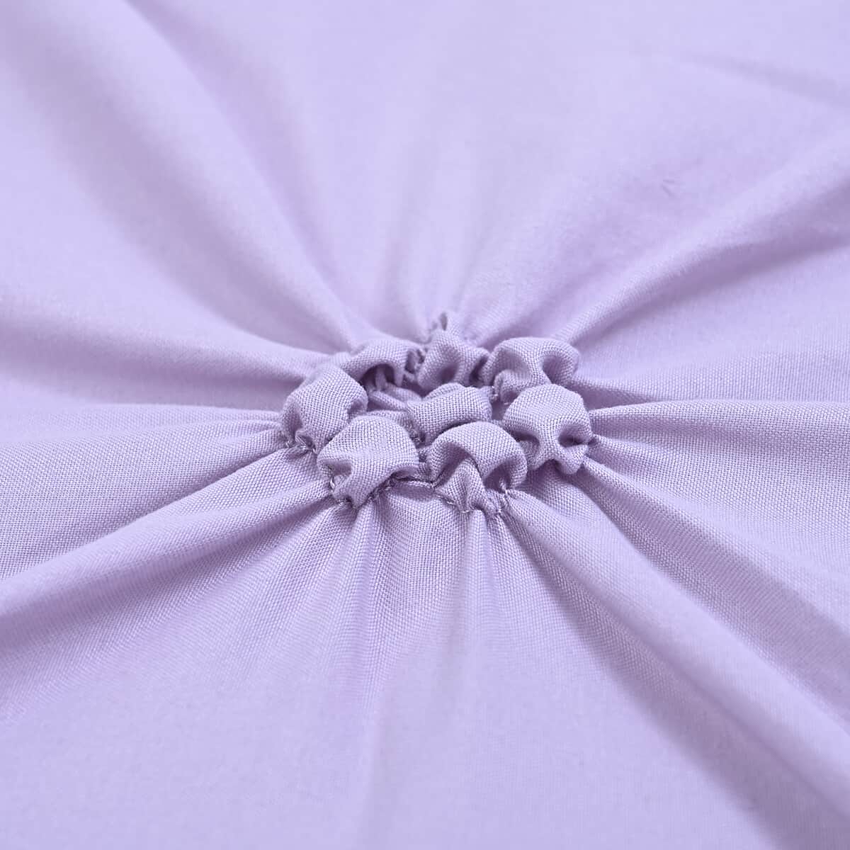 Lilac Diamond Pattern Microfiber Comforter (Queen, 86"x92") with 2 Shams (20"x26") image number 5