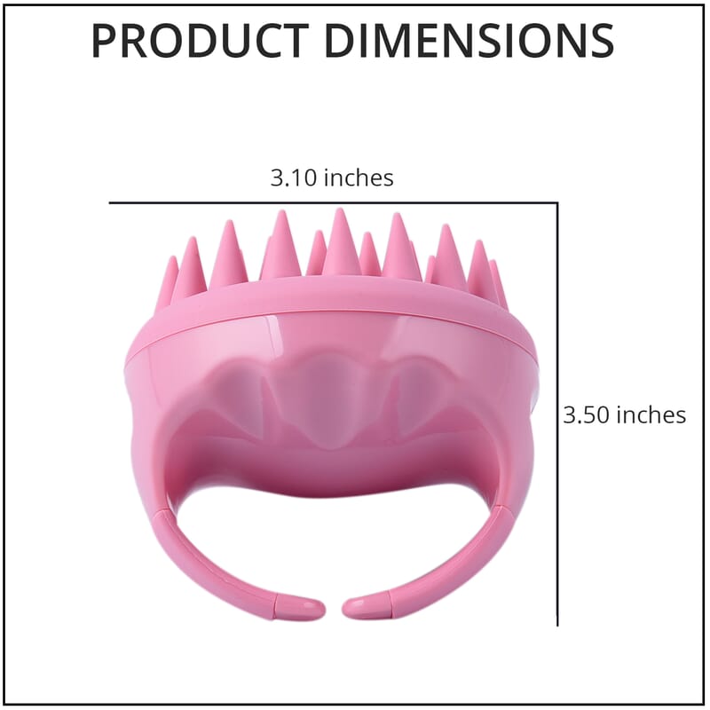 Pink Silicone Slimming Spa Washing & Massage Brush