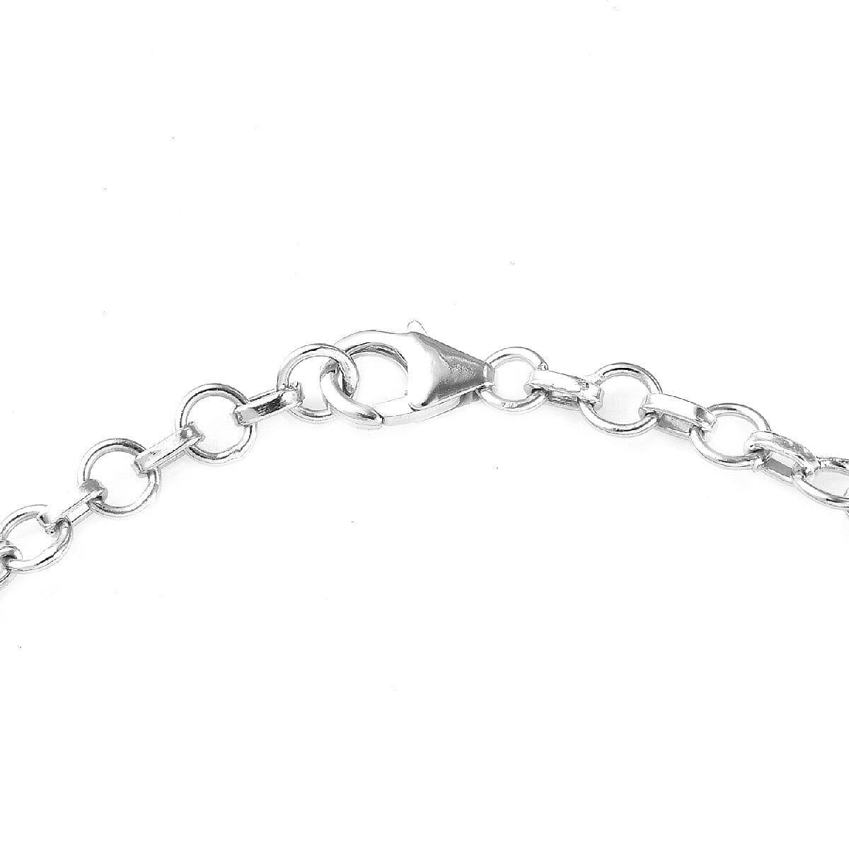 Norwegian Thulite Bracelet in Platinum Over Sterling Silver (7.25 In) 8.75 Grams 25.75 ctw