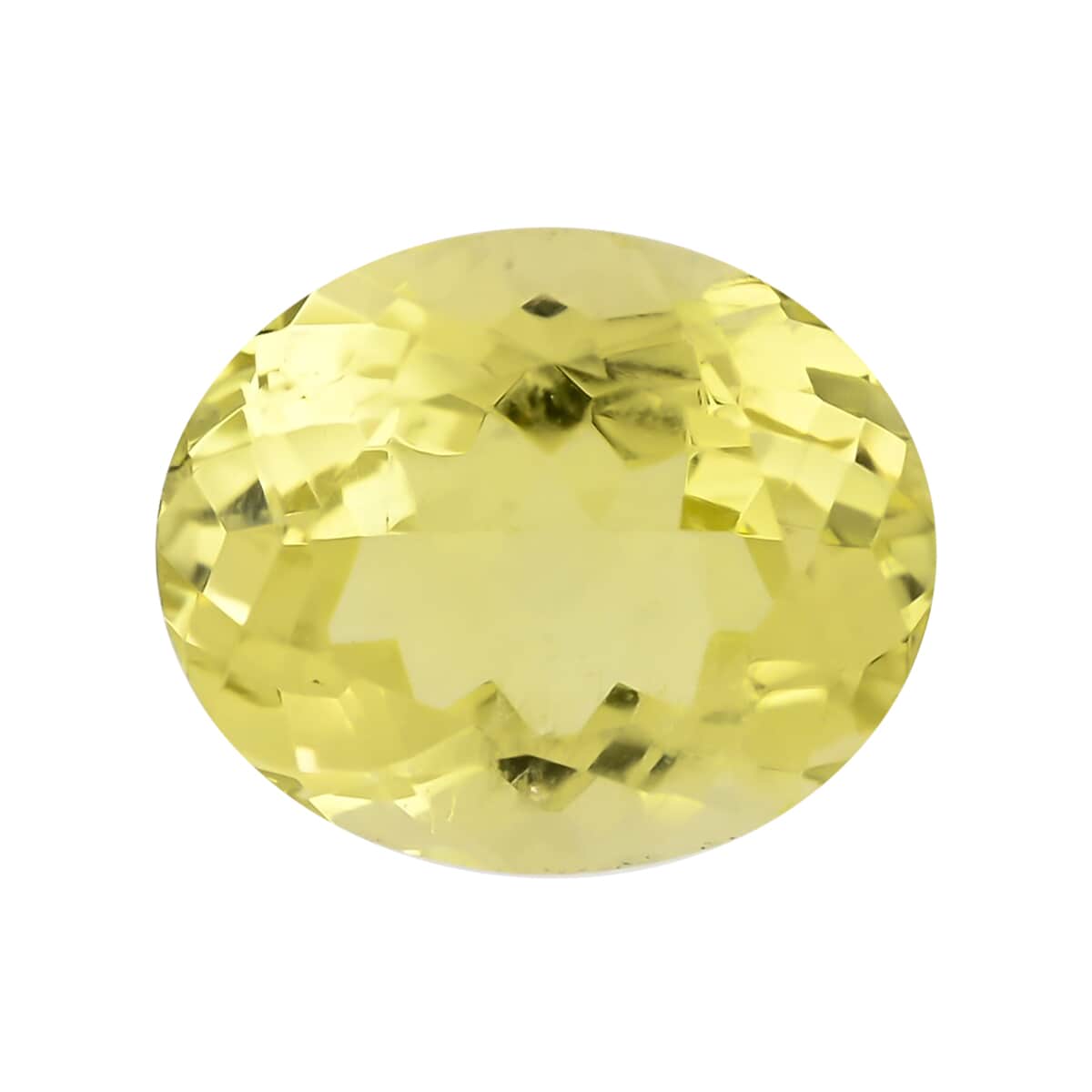 AAA Green Gold Quartz (Ovl 12x10 mm) 4.30 ctw image number 0