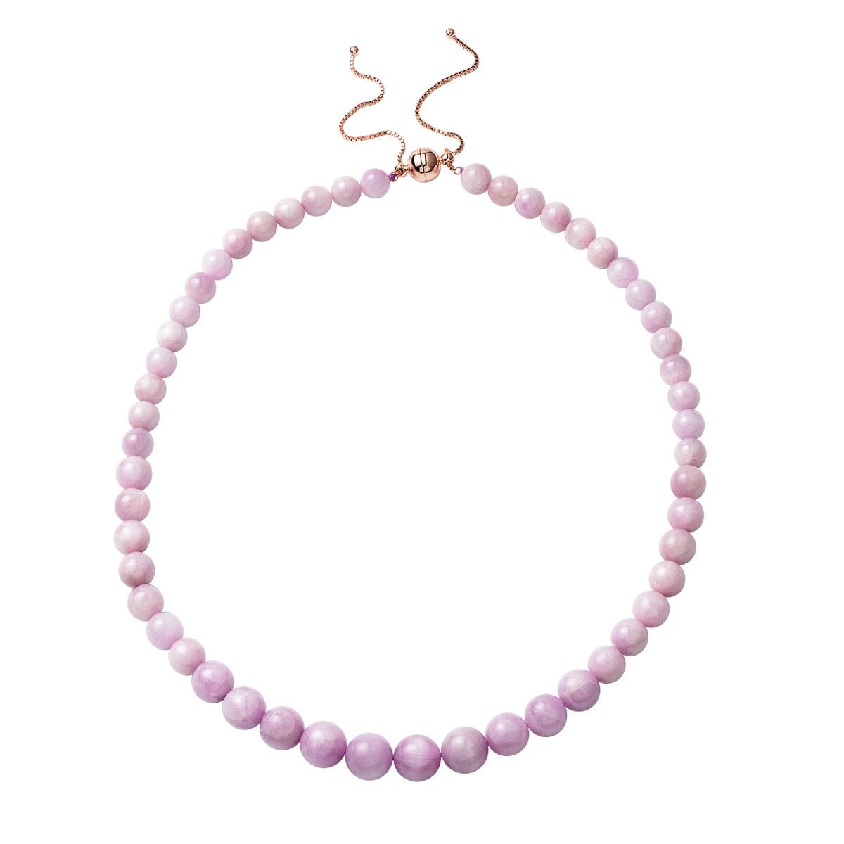 Kunzite hot sale bead necklace