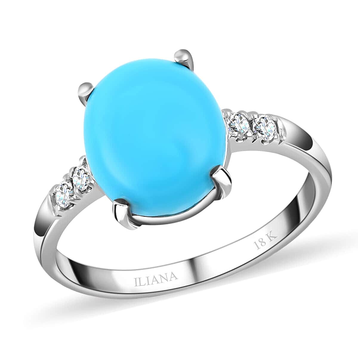 Mother's day jewelry Iliana 18K White Gold AAA Sleeping Beauty