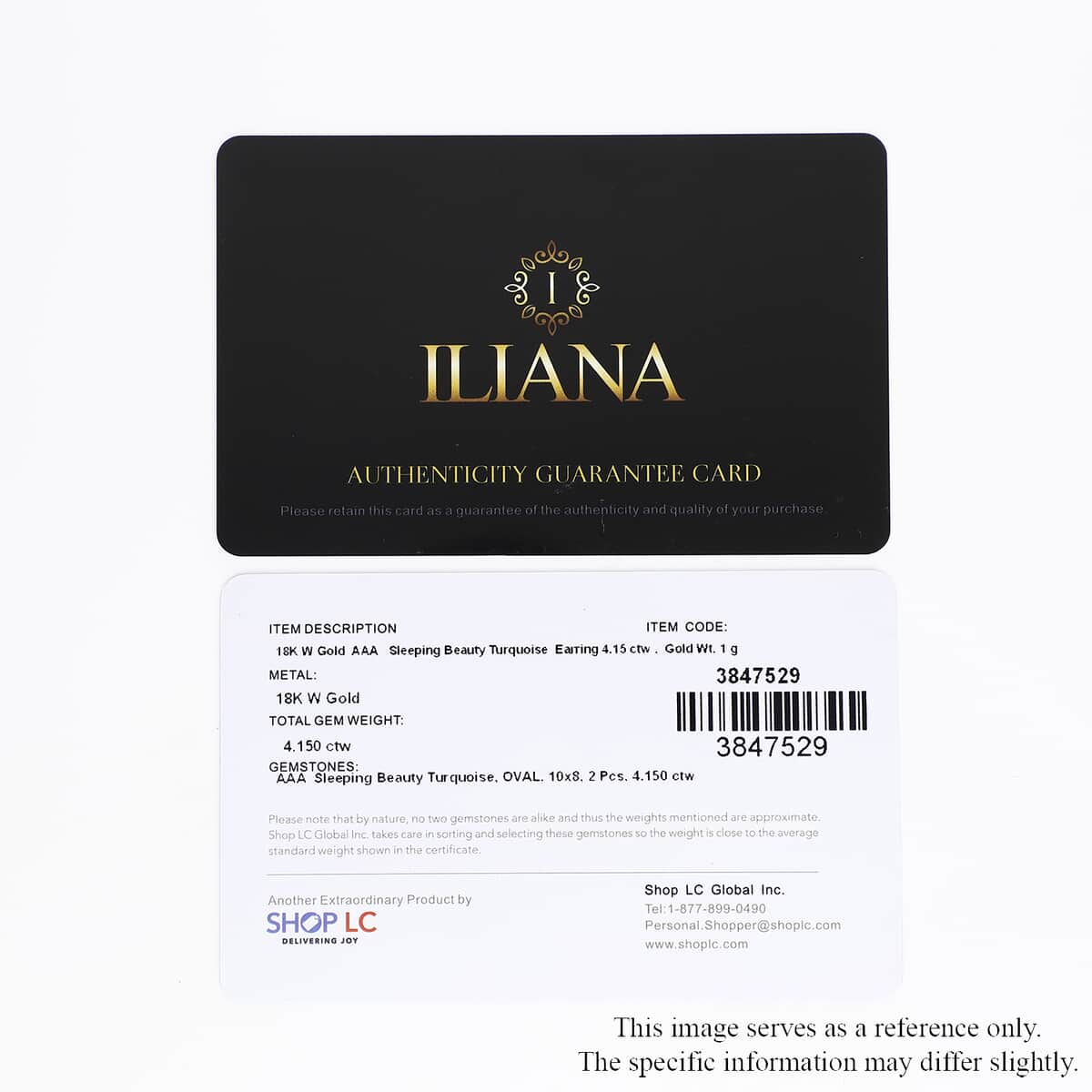 Iliana 18K White Gold AAA Sleeping Beauty Turquoise Lever Back Earrings 2.15 Grams 4.15 ctw image number 5