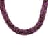 Simulated Pink Pearl and Coconut Shell Beaded Necklace 25 Inches image number 1