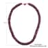Simulated Pink Pearl and Coconut Shell Beaded Necklace 25 Inches image number 3