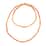 Golden Sunstone Beaded Necklace 36 Inches in Rhodium Over Sterling Silver Magnetic Lock 216.00 ctw