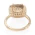 LUXORO 10K Yellow Gold Made with Finest CZ Ring (Size 10.0) 1.15 ctw image number 4