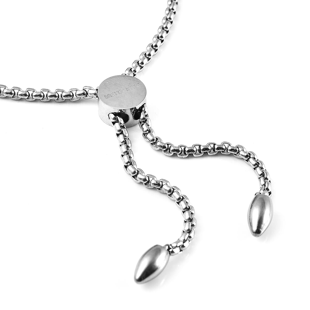 Marvelous Meteorite Bolo Bar Bracelet in Stainless Steel image number 4