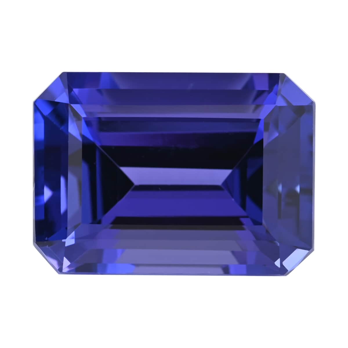 Certified and Appraised AAAA Vivid Tanzanite (Oct Free Size) 9.01 ctw image number 0