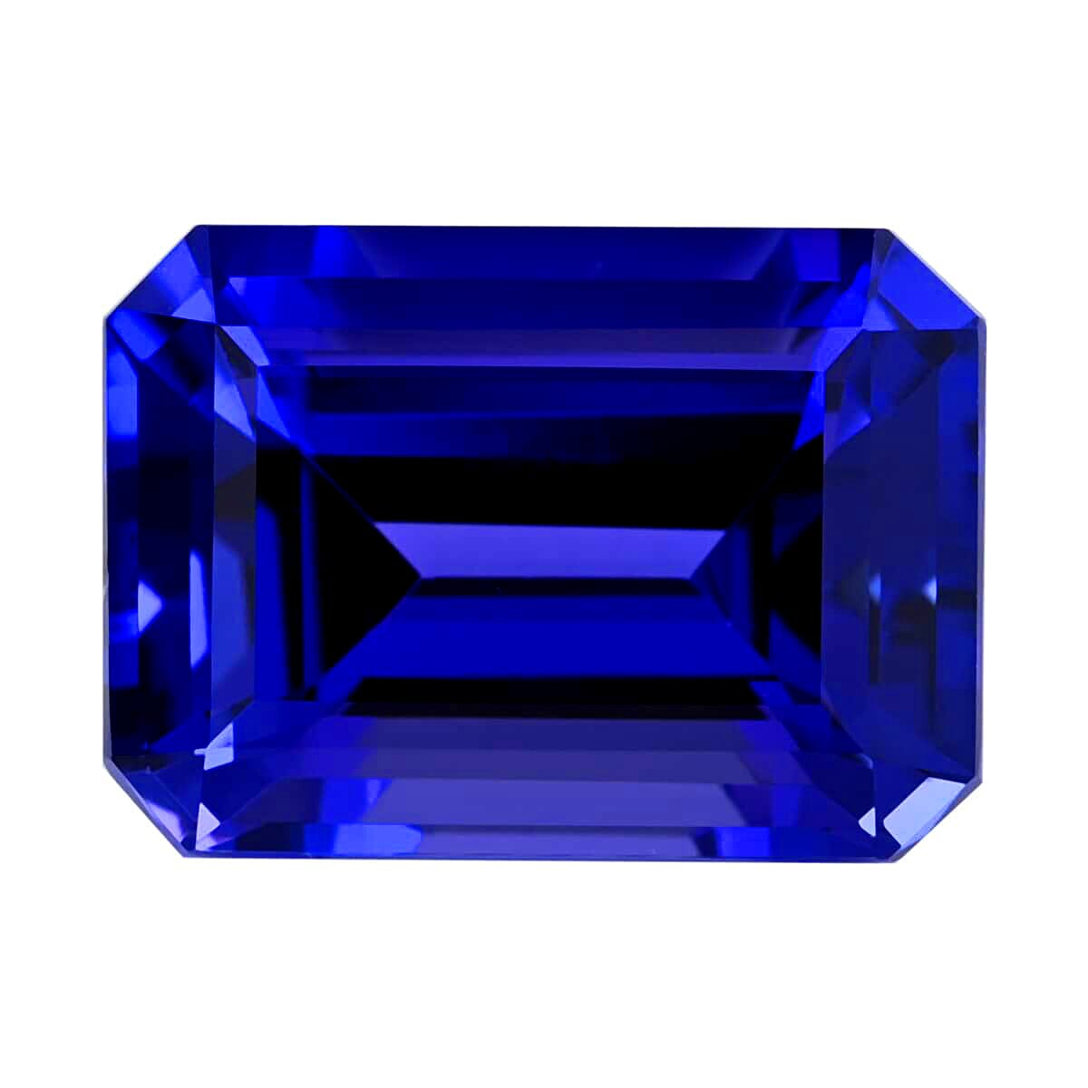 Certified and Appraised AAAA Vivid Tanzanite (Oct Free Size) 9.01 ctw image number 0