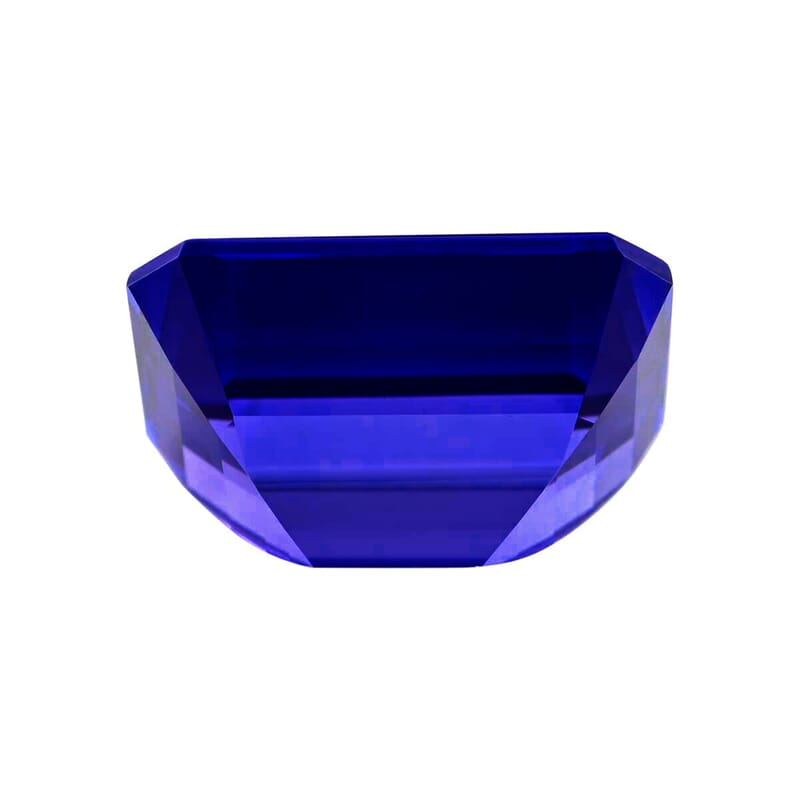 Certified and Appraised Tanzanite AAAA Vivid (Oct Free Size) 9.01 ctw