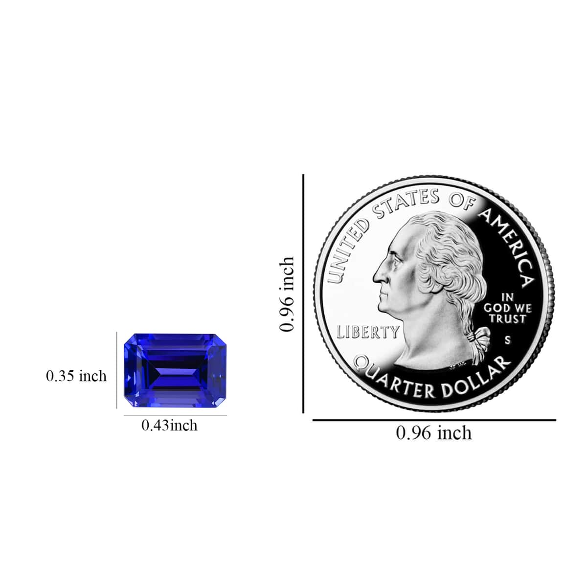 Certified and Appraised AAAA Vivid Tanzanite (Oct Free Size) 9.01 ctw image number 4