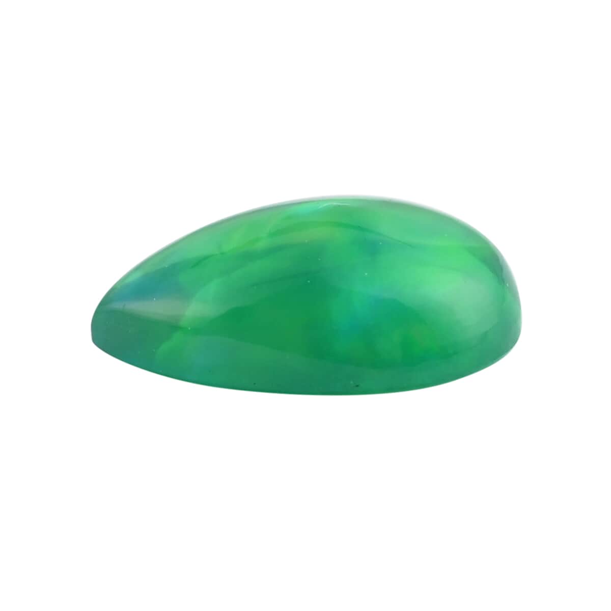 AAA Green Ethiopian Welo Opal (Pear 10X7 mm) 1.01 ctw image number 1