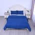 Homesmart Blue Solid Microfiber Quilt and Set of 2 Shams - Queen image number 1