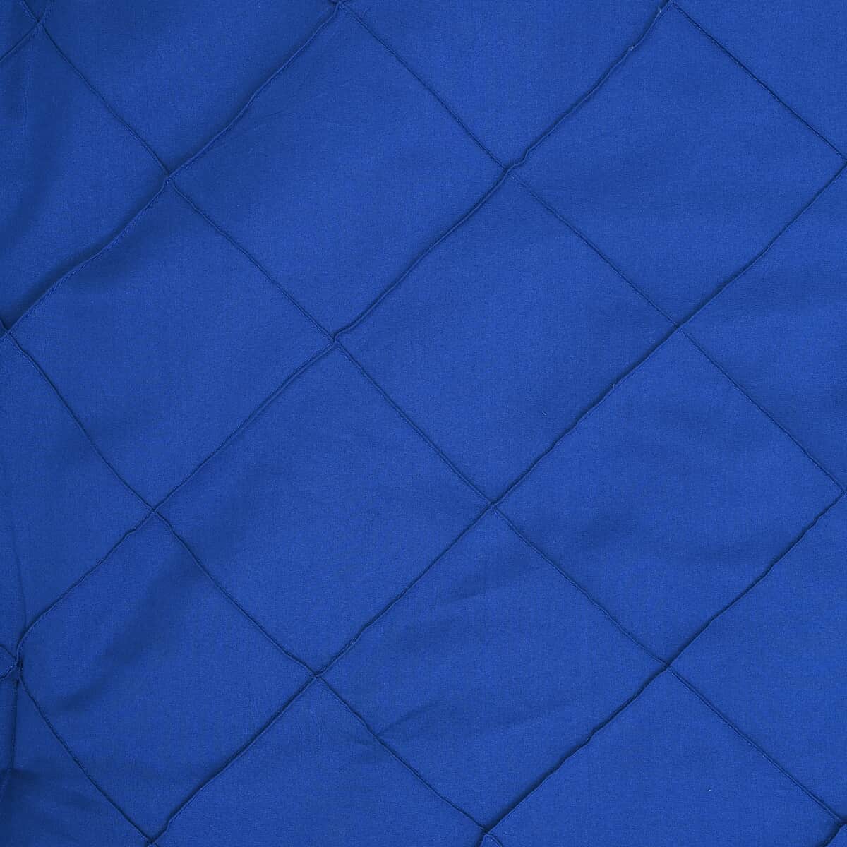 Homesmart Blue Solid Microfiber Quilt and Set of 2 Shams - Queen image number 4