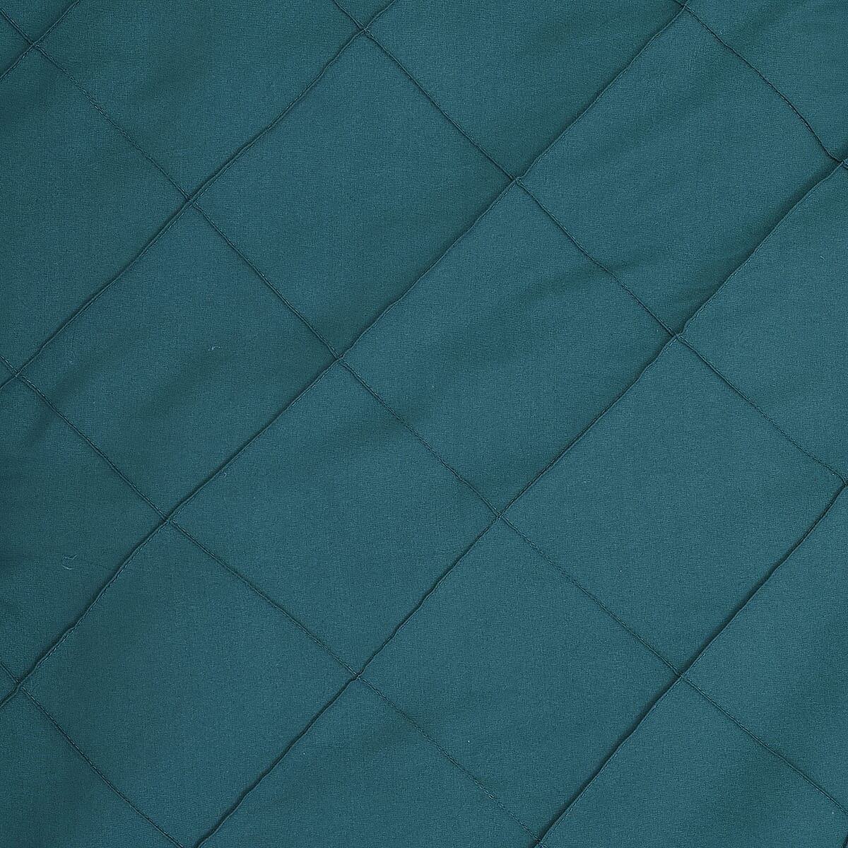 Homesmart Green Solid Microfiber Quilt and Set of 2 Shams - Queen image number 4