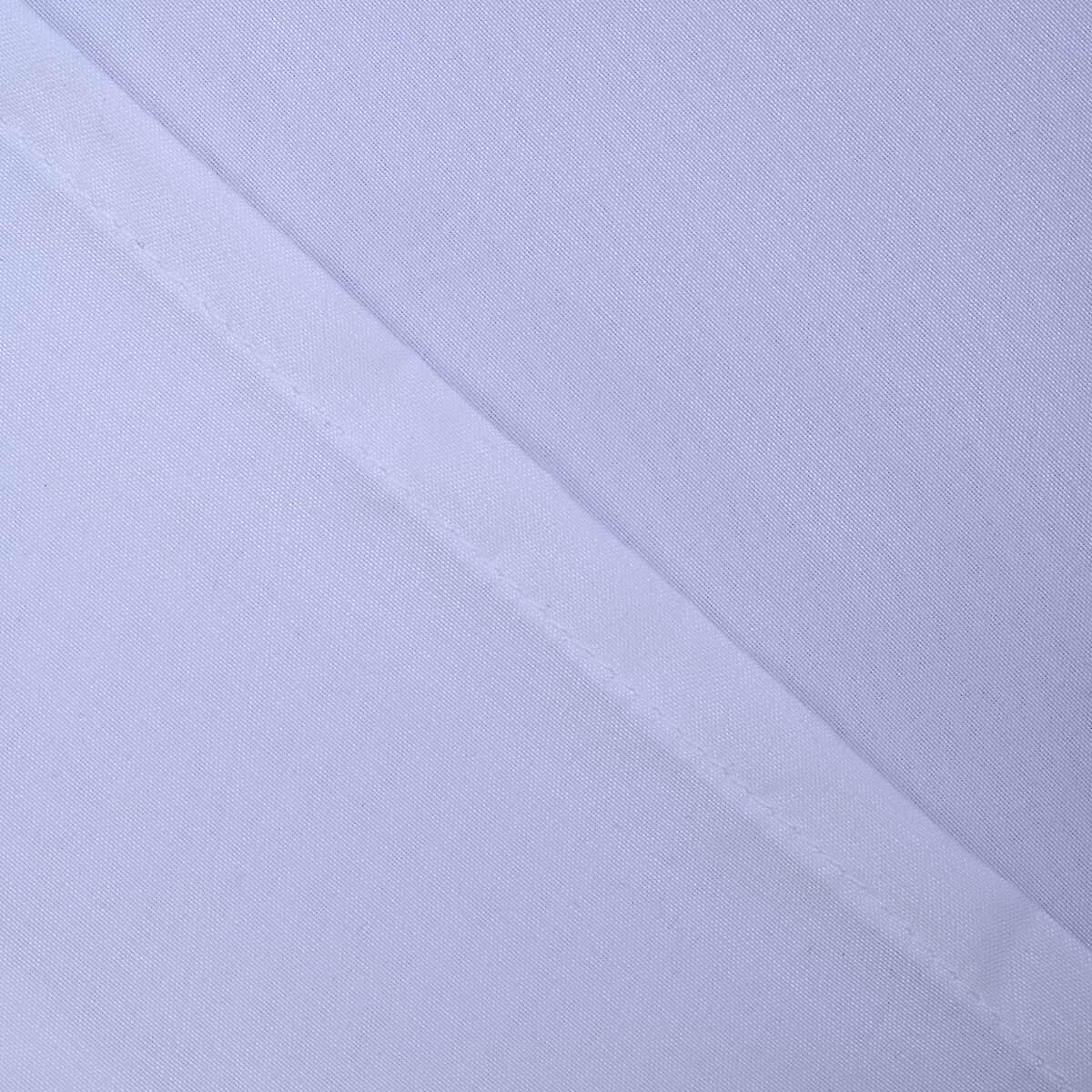 Homesmart White Solid Microfiber Quilt and Set of 2 Shams - King image number 3