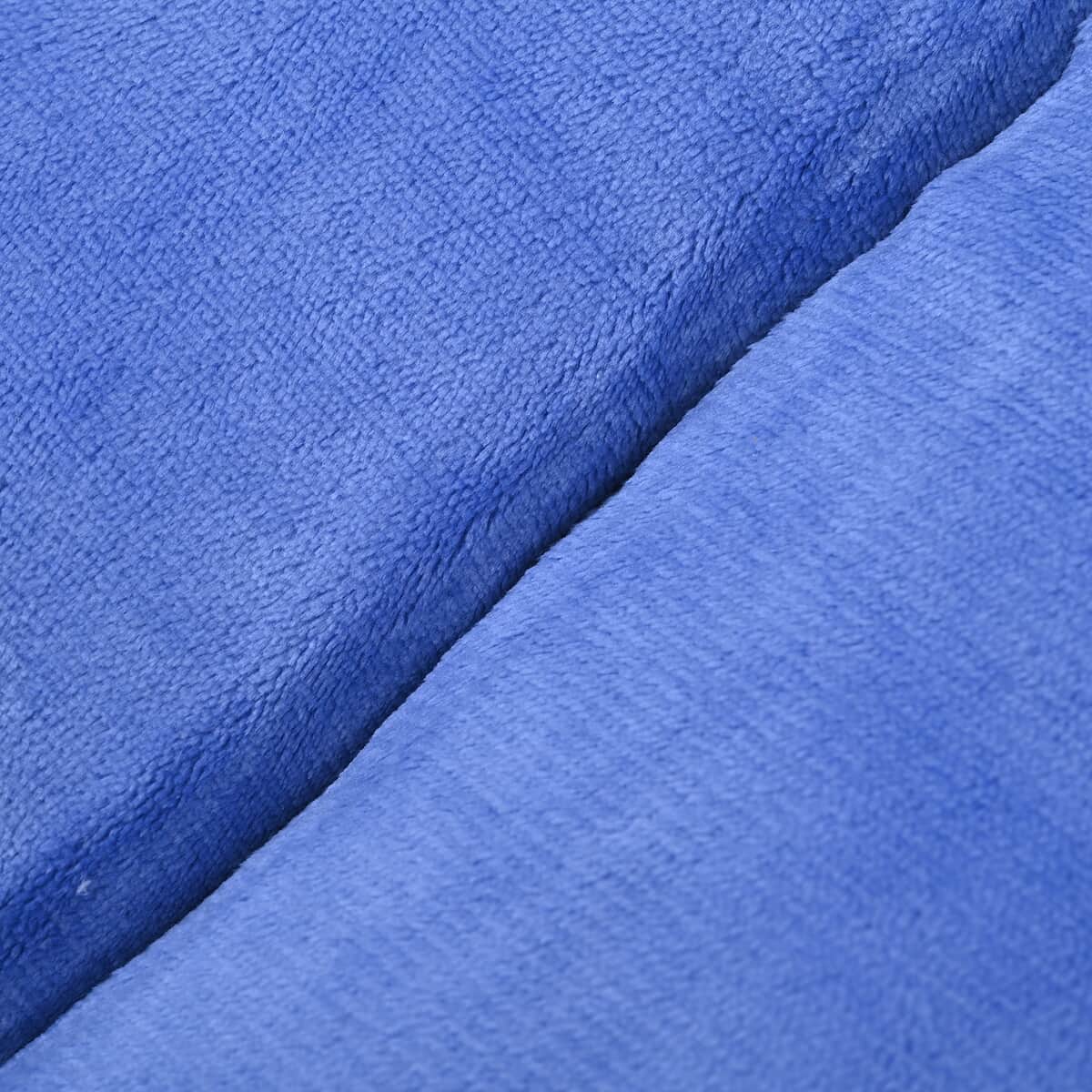 Velvet Soft Back Support Cushion - Light Blue (25"x22"x10'') (Microfiber) image number 4