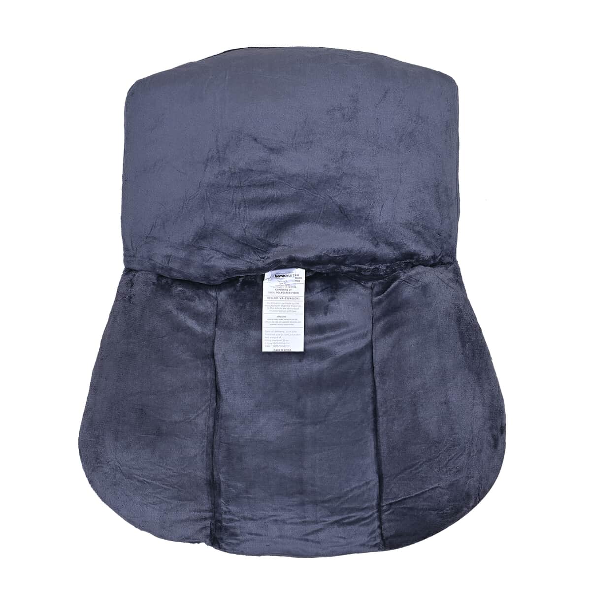 Velvet Soft Back Support Cushion - Black (Microfiber) image number 6