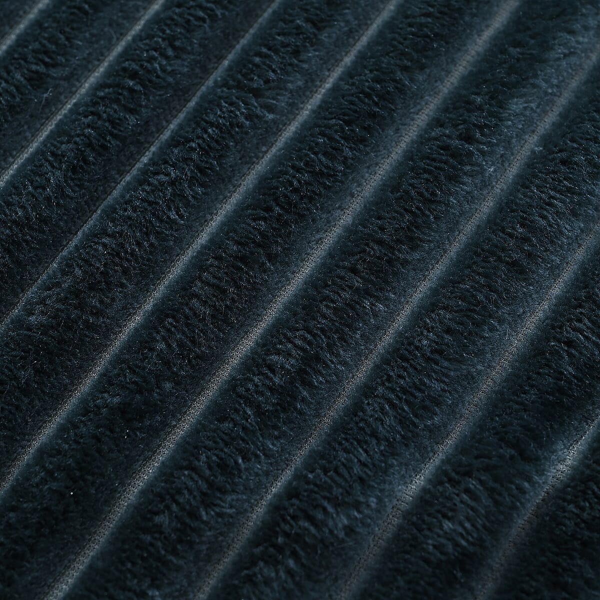 Dark Spruce Luxurious Flannel Cord Blanket | Soft Blanket | Bed Throws | Cozy Blanket | Throw Blanket | Flannel Blanket image number 1