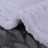 Homesmart Gray Embossed Short Plush with White Sherpa Double Layer Blanket image number 4