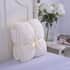 Homesmart Ivory Embossed Short Plush with White Sherpa Double Layer Blanket image number 1