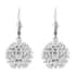 Lustro Stella Made with Finest CZ Dangle Earrings in Platinum Over Sterling Silver 5.65 ctw image number 3
