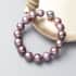 Purple Edison Pearl 8-12mm Beads Bracelet in Rhodium Over Sterling Silver (6.50 In) image number 1