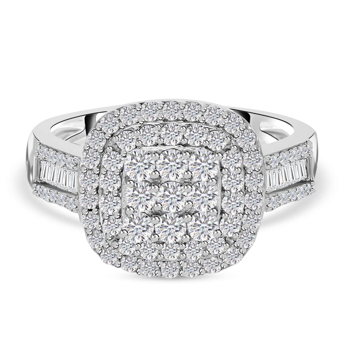 RHAPSODY IGI Certified Diamond E-F VS Ring in 950 Platinum 5.75 Grams 1.00 ctw image number 0