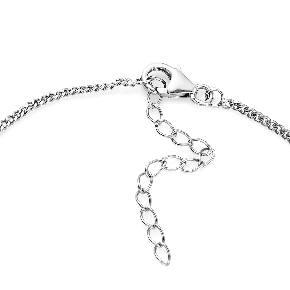 Boulder Opal Triplet and Jalisco Fire Opal Station Necklace 18 Inches in Platinum Over Sterling Silver 12.78 Grams 6.10 ctw image number 4