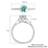 Lustro Stella Made with Finest Fancy Light Green CZ Solitaire Ring in Platinum Over Sterling Silver (Size 7.0) 1.75 ctw image number 5