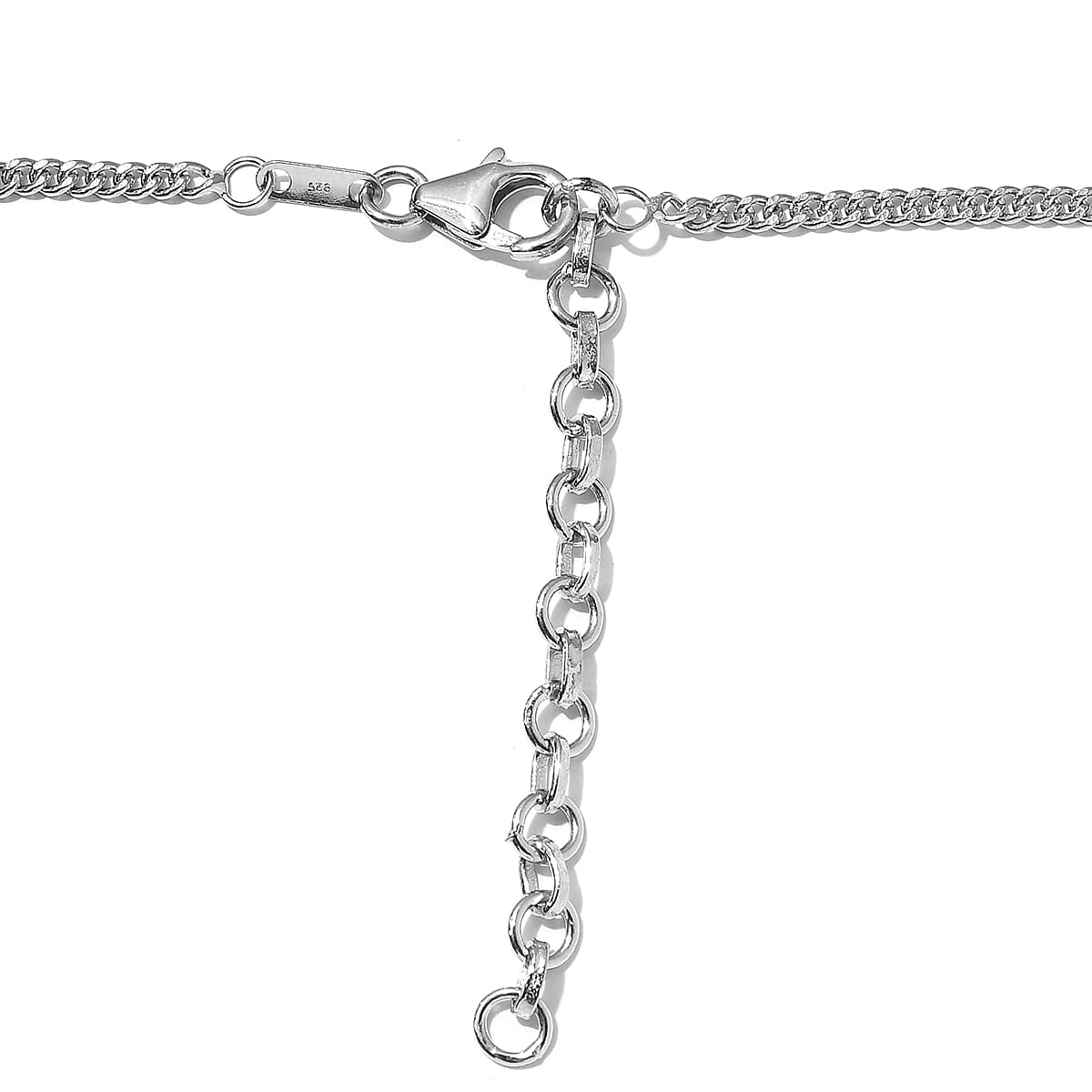 Serra Gaucha Citrine Necklace 18 Inches in Platinum Over Sterling Silver 11.80 Grams 10.75 ctw