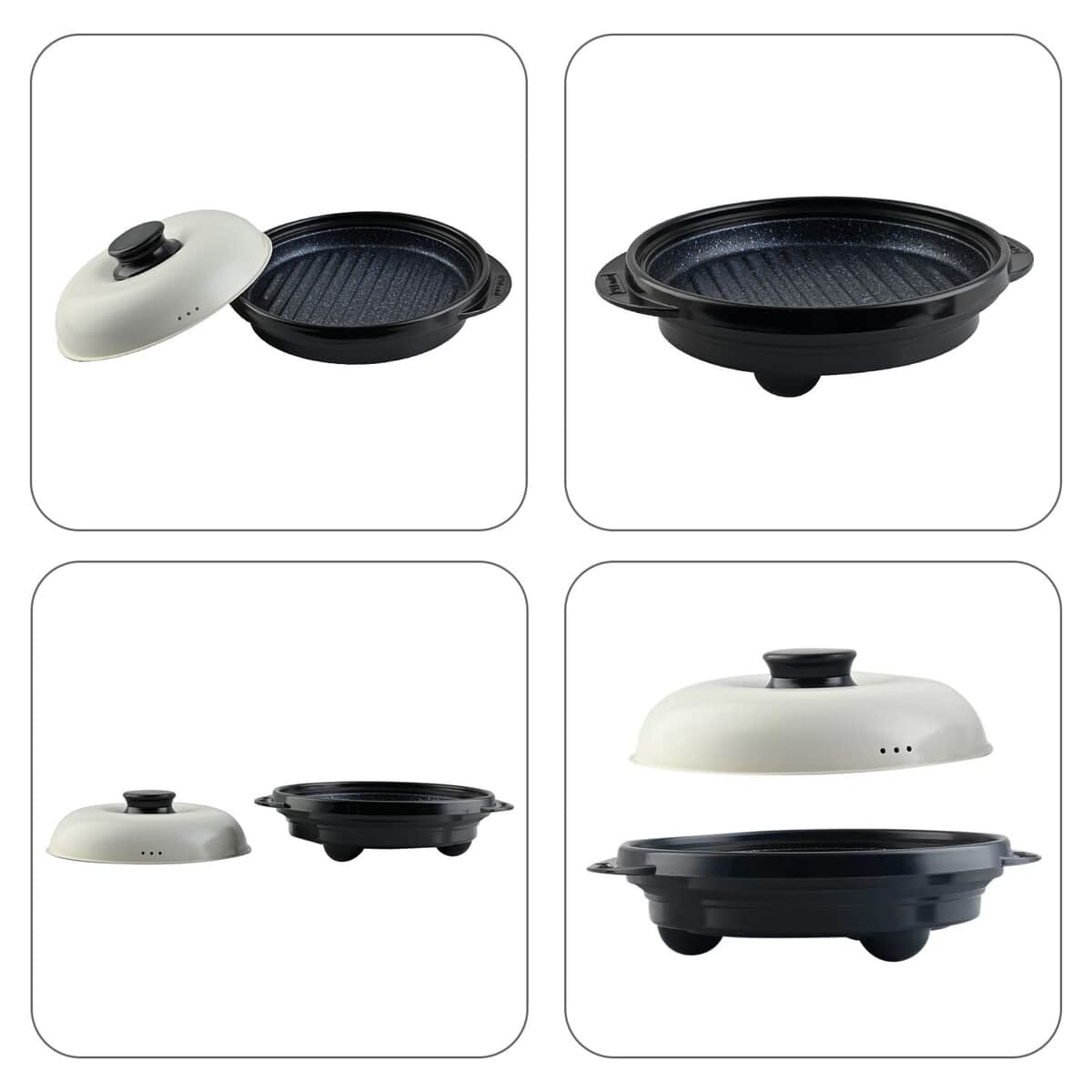 Rangemate Multipurpose Microwave Cooking Pan With Lid - Black (530 ml) image number 5