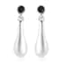LucyQ Drip Collection Teal Grandidierite Earrings in Rhodium Over Sterling Silver 0.25 ctw image number 0