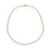 AAA White Pearl Necklace For Women in 10K Yellow Gold  image number 0